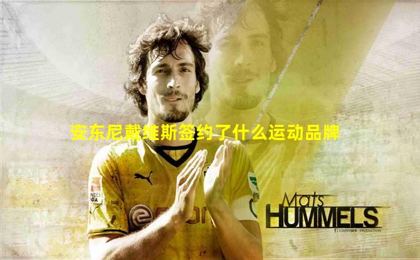 安东尼戴维斯签约了什么运动品牌