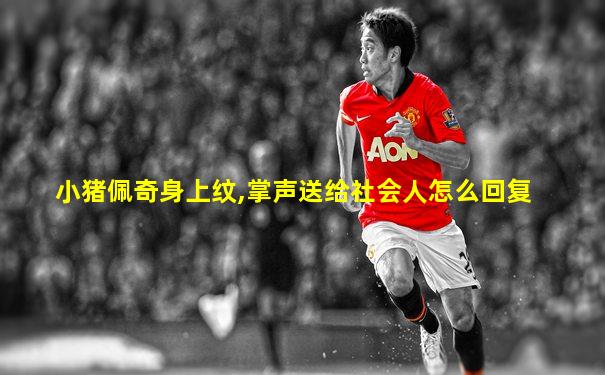 小猪佩奇身上纹,掌声送给社会人怎么回复